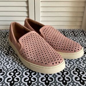 Frye | Peggy Perf Suede Blush Slip-On Shoes